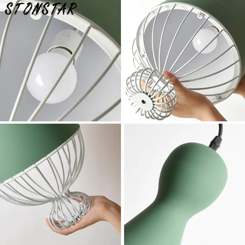 Скандинавские креативные кованые клетки для птиц macaron цветная люстра с одной