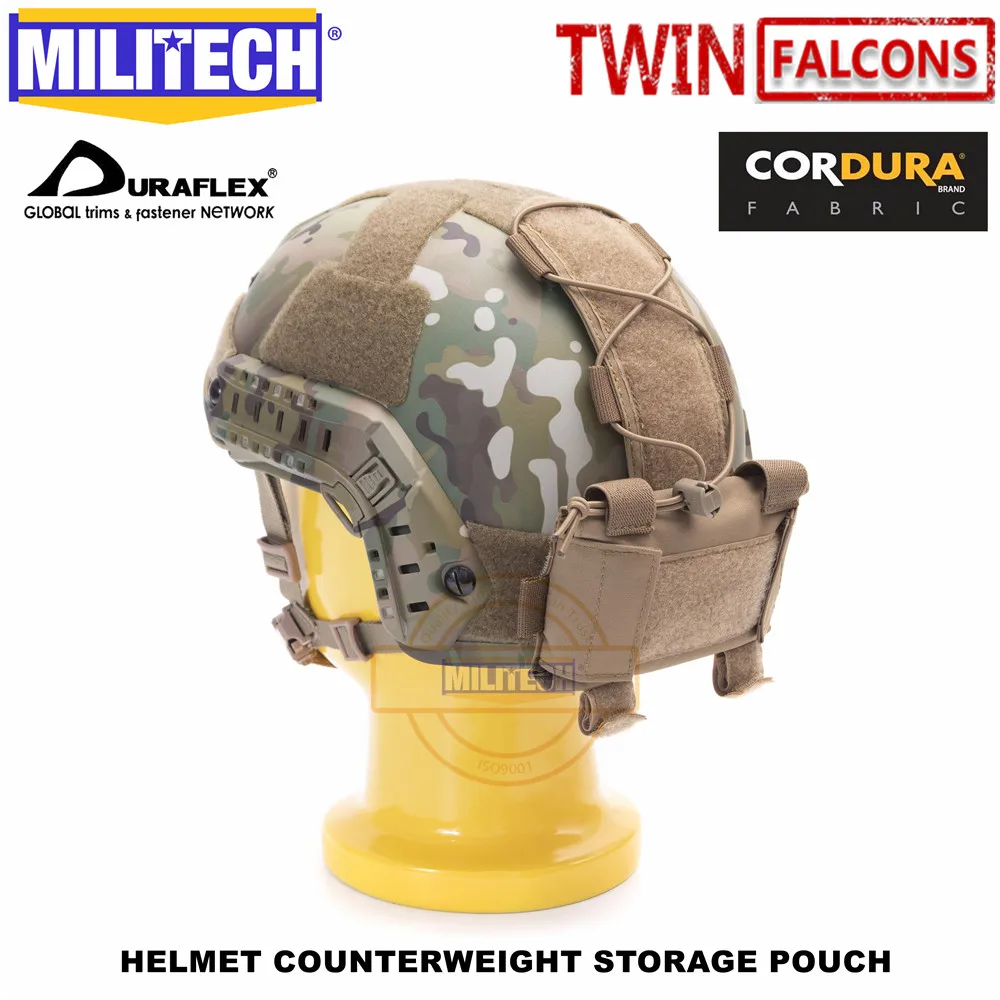 MILITECH TWINFALCONS TW Шлем Счетчик веса сумка для хранения TN VC сумка для хранения Тактическая Военная NVG счетчик веса сумка