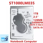 Новый оригинальный жесткий диск для Seagate Brand 1 ТБ 2,5 дюйма SATA 6 ГБсек. 128 МБ 5400 обмин для внутреннего жесткого диска для ноутбука HDD для ST1000LM035