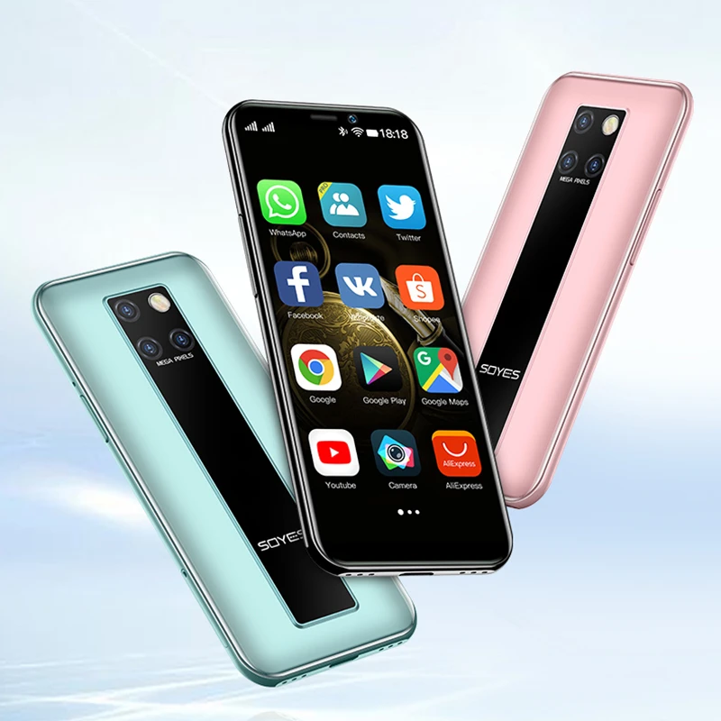 SOYES S10-H Android 9.0 Mini Smartphone 4G LTE 3GB RAM 64GB ROM Dual Camera 3.49