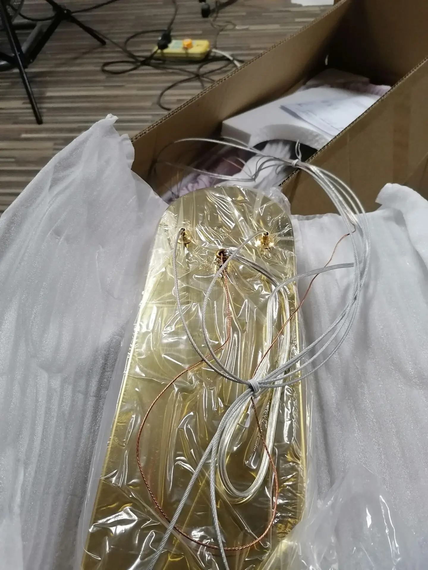 Хрустальные Светодиодный люстры потолочный светильник с золотой подвеской для