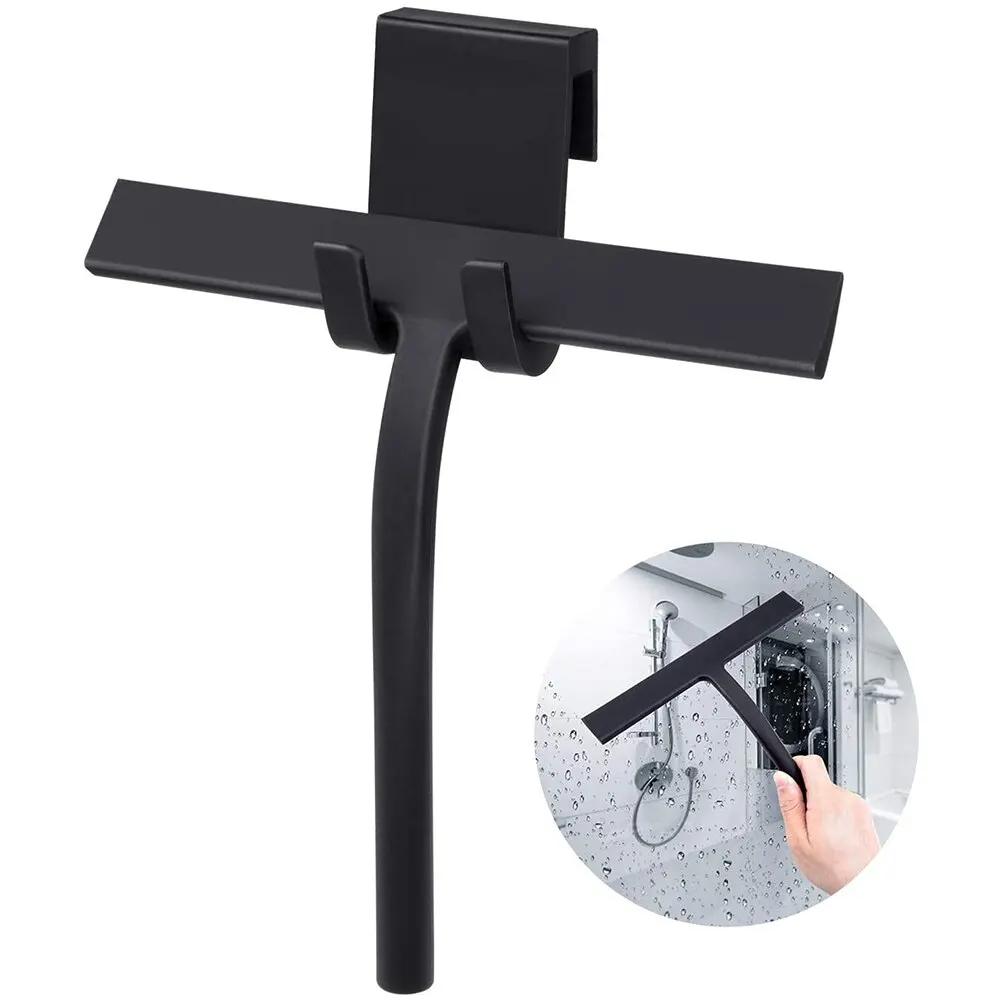 Скребок для мытья окон и душа силиконовый скребок очистки стекла в ванной