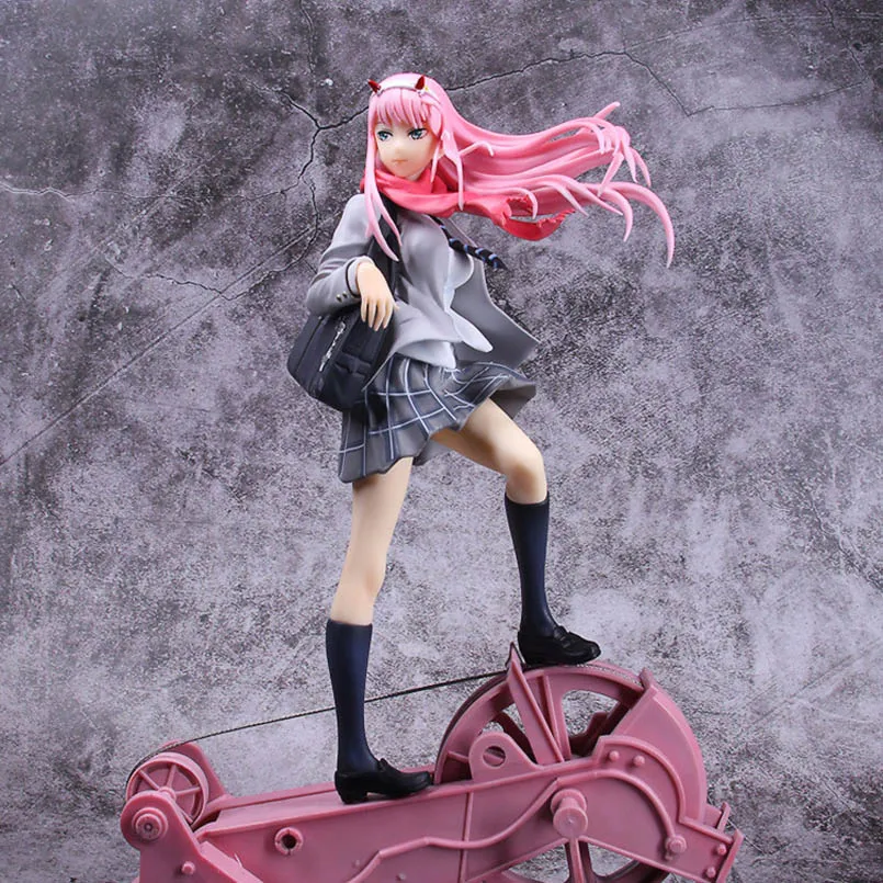 

28cm Anime Figure Two-dimensional beautiful girls team 02 Uniform benefits Girl PVC action figure toys kid gift