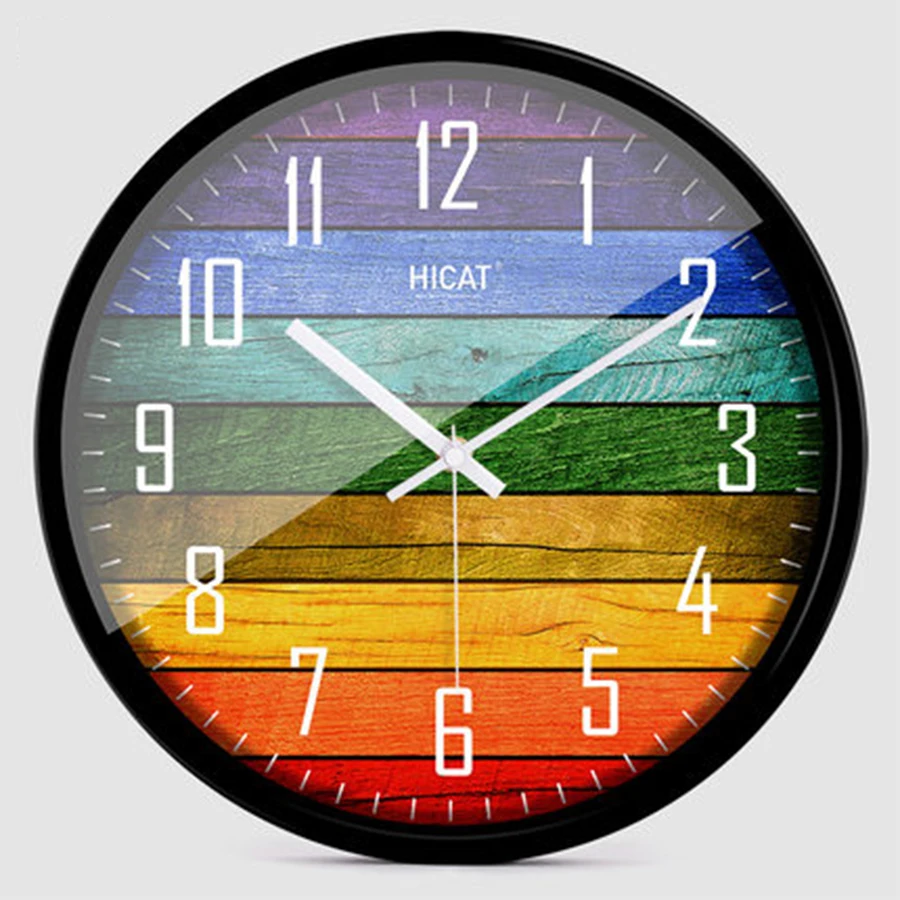 Творческий Стекло настенные часы современный DesignLarge 3d большие класса люкс Лондон