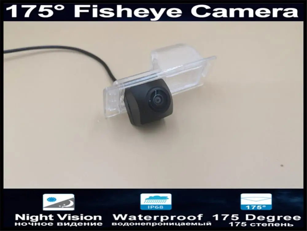 

Автомобильная камера заднего вида 175 градусов 1080P Рыбий глаз объектив парковочная камера заднего вида для Chevrolet Aveo для Buick LaCrosse Verano камера