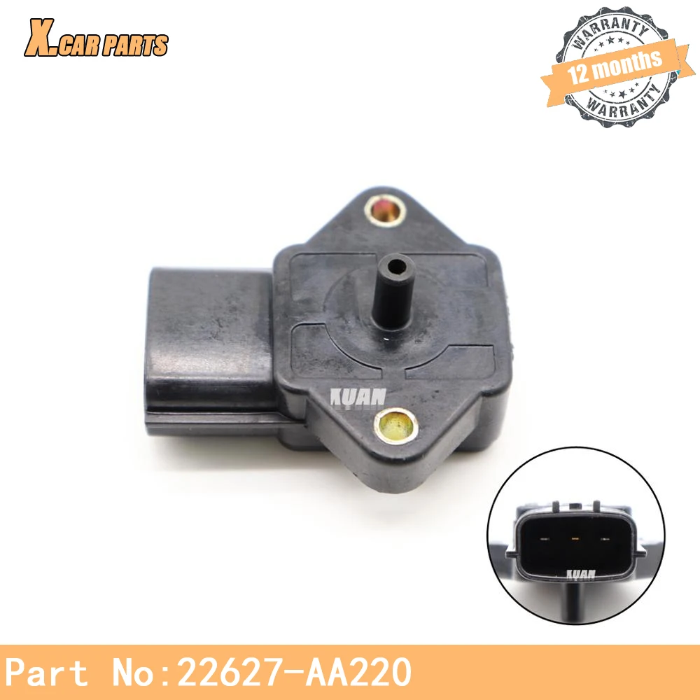 Датчик давления в коллекторе 22627-AA220 для Mazda Miata Subaru Baja Impreza Legacy Forester Outback 22627AA220 |