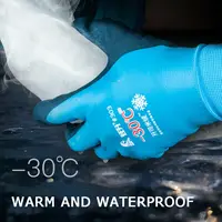 Прорезиненные перчатки для рыбалки#2