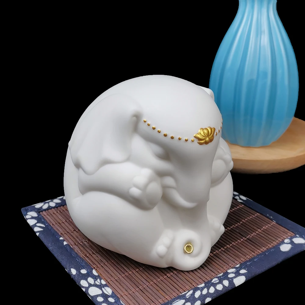 

3D Animal Thai Elephant Cute Shape Soap Candle Mold Silicone Mold Aroma Gypsum Plaster Mould DIY Handmade Crafts Molds