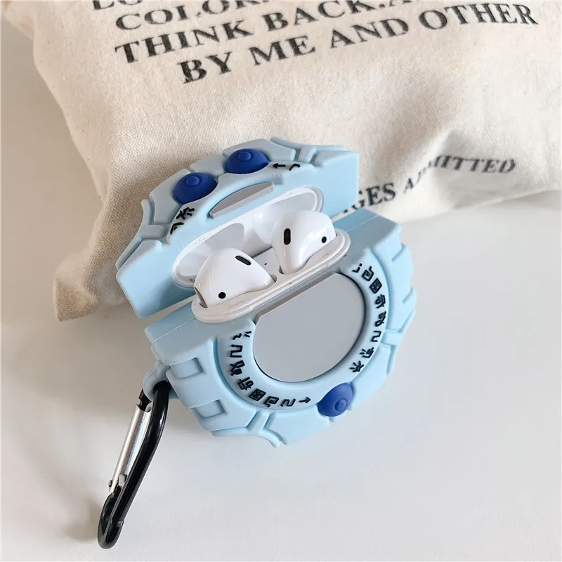 Чехол для AirPods Pro Apple 3D чехол Digimon Adventure Digivice наушников 2 1 мягкий силиконовый