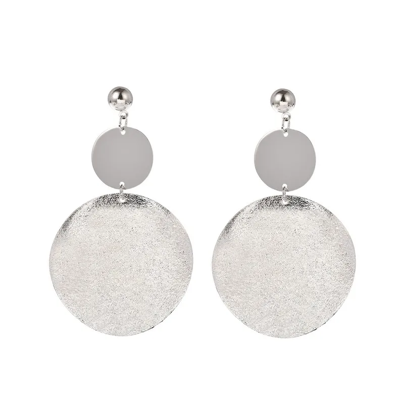 

Abayabay Girls Hoop Drop Stud Earring Round Women Earrings Light Yellow Gold Color Cute Lovers Vintage Jewelry Boucles D Oreille