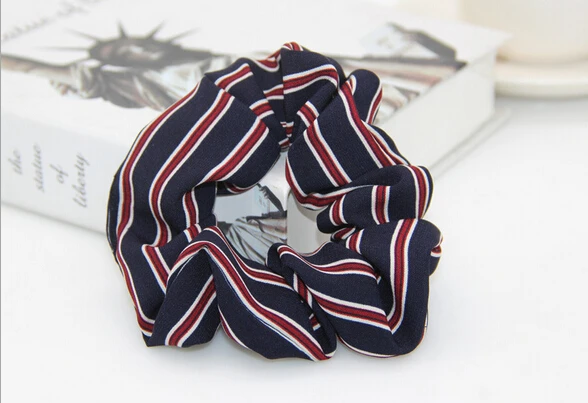 

Striped Print Scrunchies for Women Hair Accessories Scrunchie Summer New