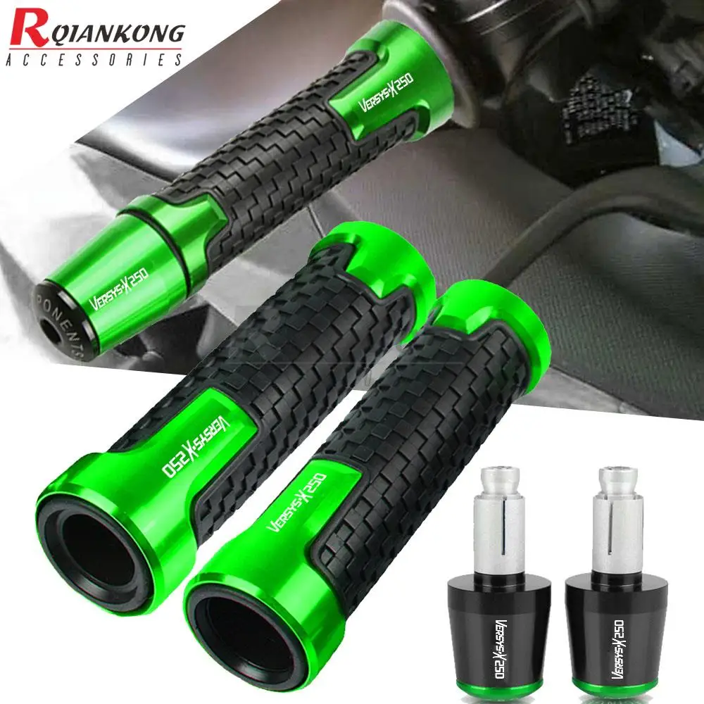 

Motorcycle Handlebar Grip For Kawasaki VERSYS-X250 Versys X-250 2017 2018 2019 2020 2021 Handles handle hand bar grips ends sets