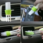 Щетка для вентиляционного отверстия автомобильного кондиционера, очиститель автомобильной решетки из микрофибры, щетка для автодетейлинга, щетка для пыли, автомобильный Стайлинг, автомобильные аксессуары