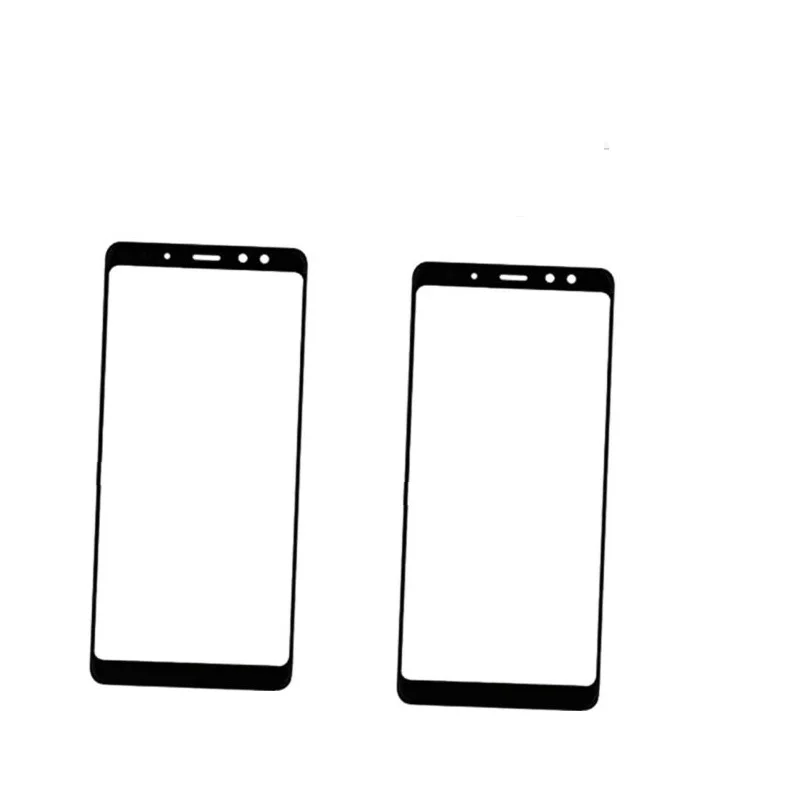 10 шт. ЖК Переднее внешнее стекло объектива Запасные части для Samsung Galaxy A8 + Plus 2018 A730