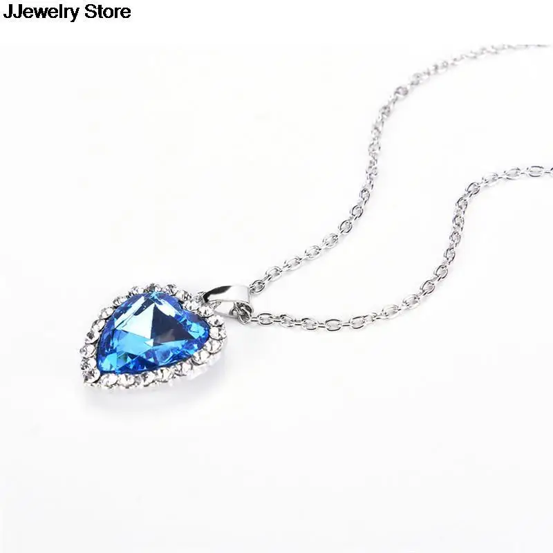 1PC 40cm Maxi Necklace Women Long Chain Charm Pendant Romantic Ocean Love Heart Design Trendy Classic BestFriend | Украшения и