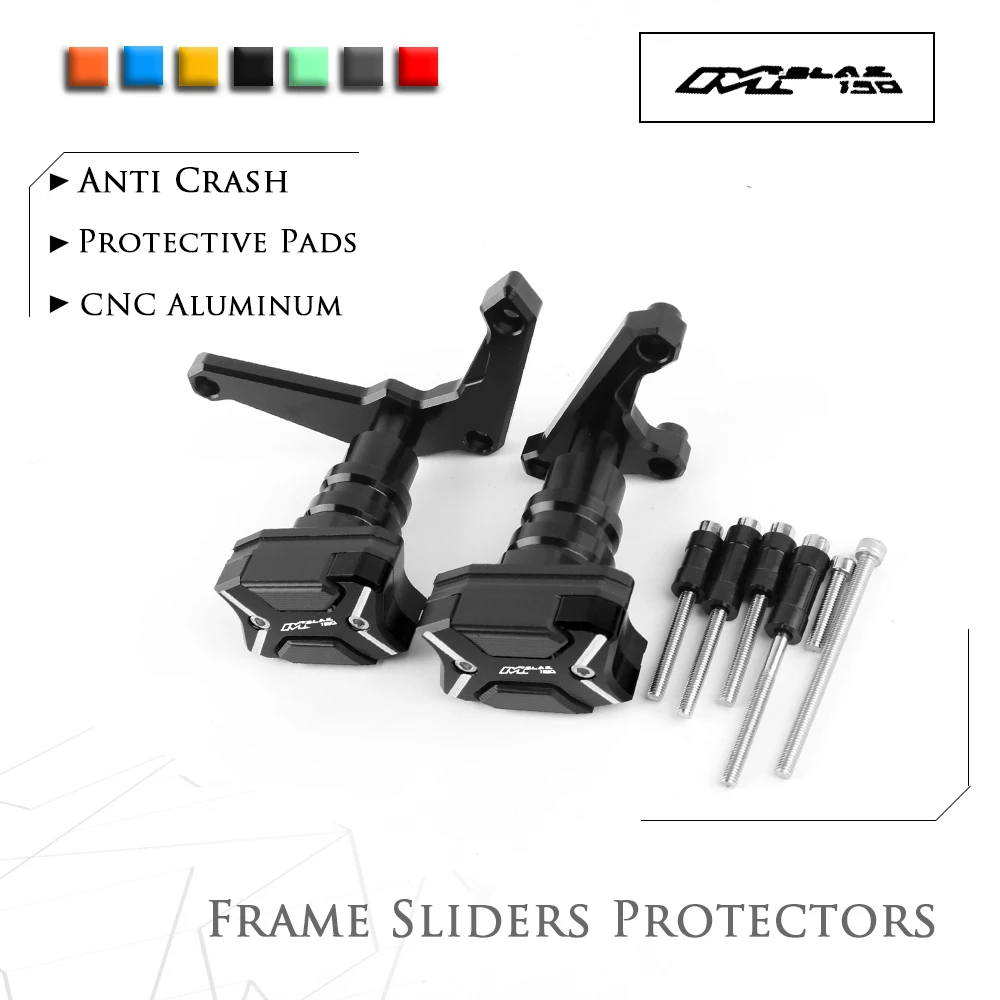 Мотоцикл с ЧПУ ползунки защиты рамы от падения Противоударная защита колодки