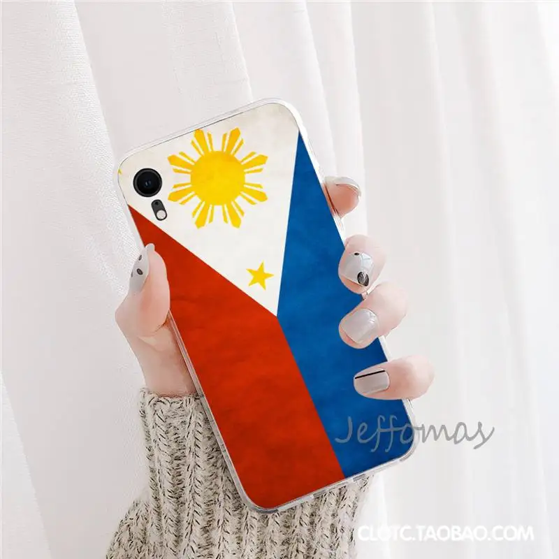 

Philippines flag Phone Case For iphone 12 5 5s 5c se 6 6s 7 8 plus x xs xr 11 pro max mini