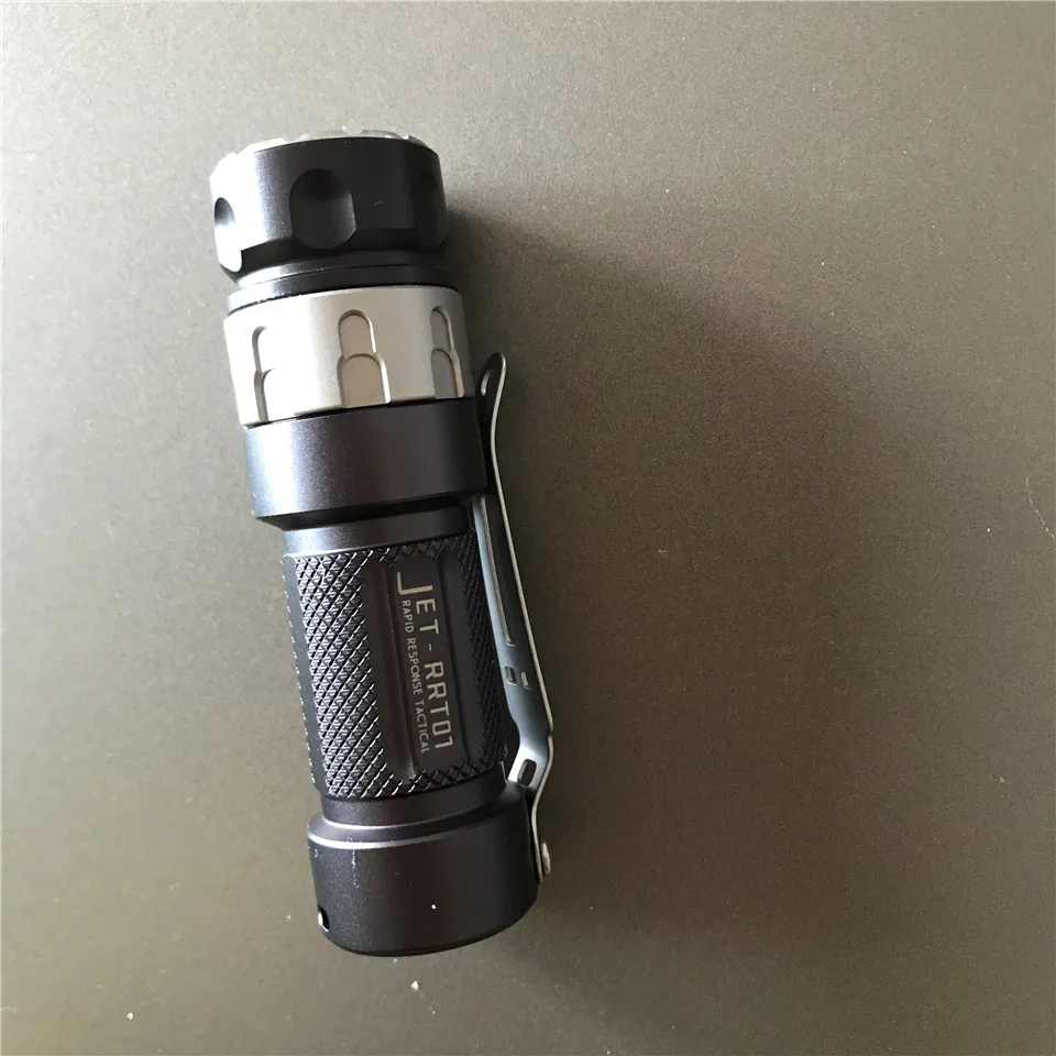 Jetbeam RRT01 Cree XPL светодиодный бесступенчатый Тактический светильник с затемнением, походный разведочный фонарь светильник с батареей Mirco USB 16340