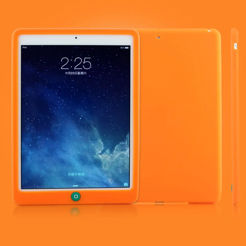 Детский силиконовый чехол с защитой от падения для iPad Air 1 air 2 мягкая силиконовая