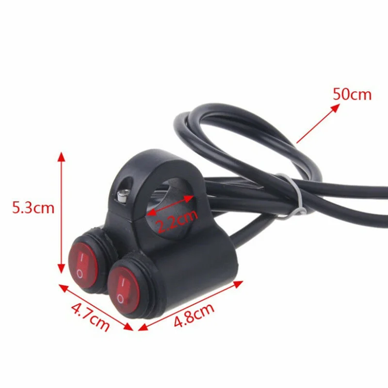 

On/off Motorcycle switch Headlight Aluminum Alloy Waterproof ATV Handlebar