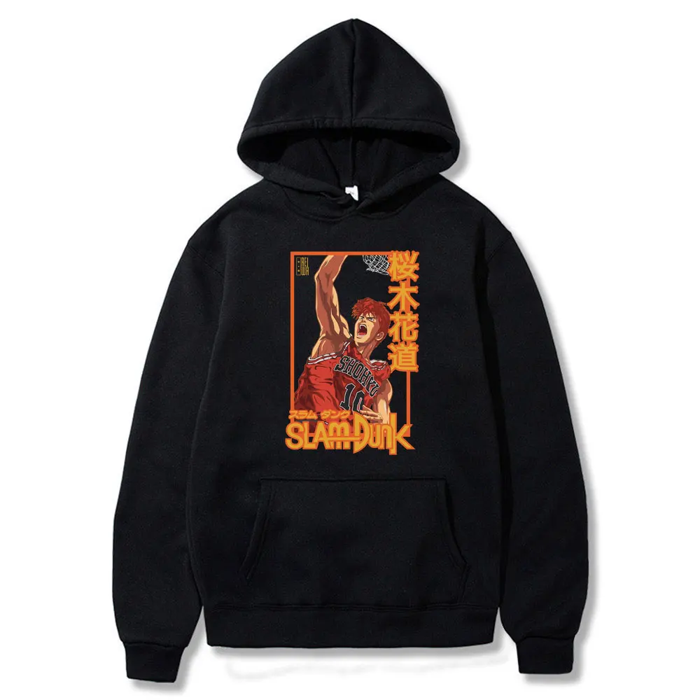 

Anime New SLAM DUNK Hoodie Hanamichi Sakuragi Printed Hoodies Men Women Basketball Boys Sweatshirt Unisex Oversized Streetwear