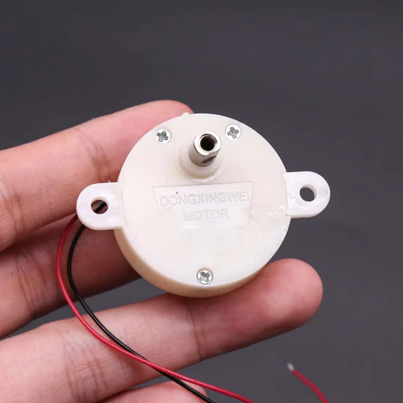 С источником питания от постоянного тока 6V 12V 7 5 об/мин медленно Скорость