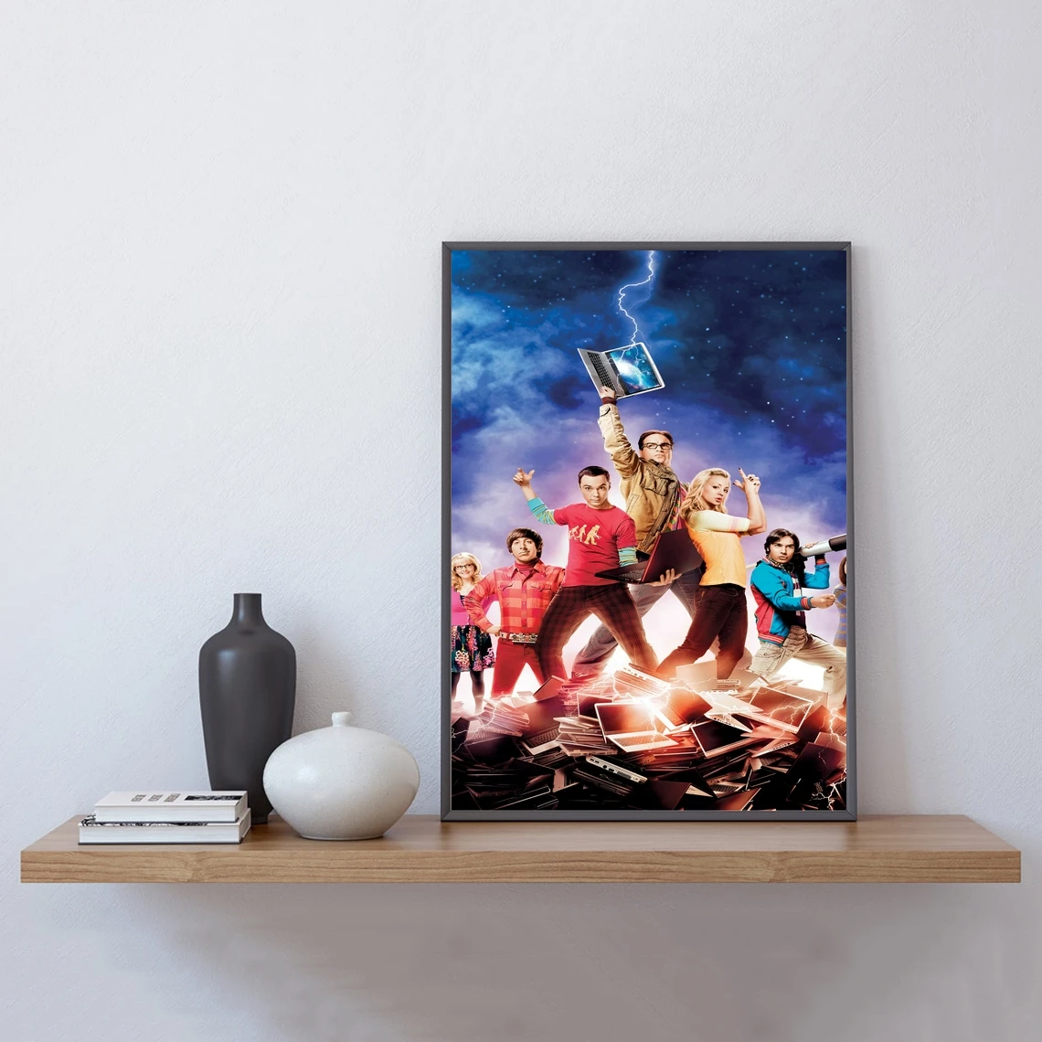 

Теория большого взрыва, Постер, Обложка, холст, постер, печать, настенная живопись, украшение для дома (без рамки)