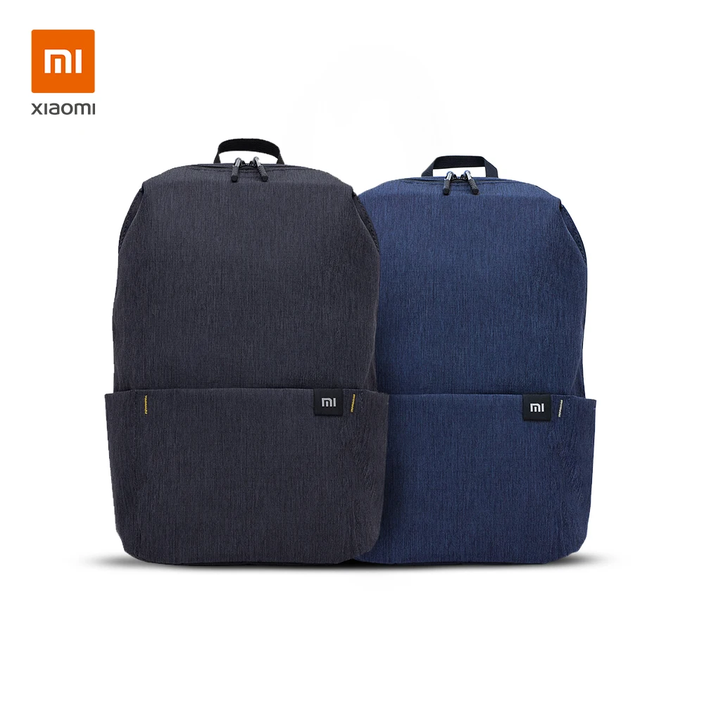 Xiaomi рюкзак 10 л 2 шт. в комплекте черный с темно синим Mi легкий водонепроницаемый