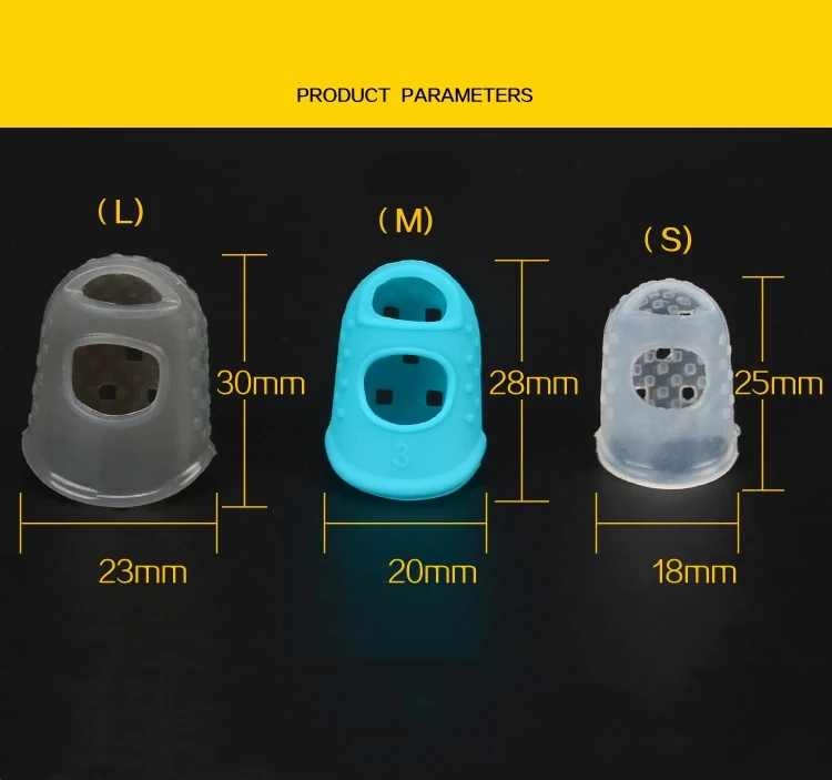 1 шт. многофункциональные силиконовые кольца наконечник выдолбленные Вязание