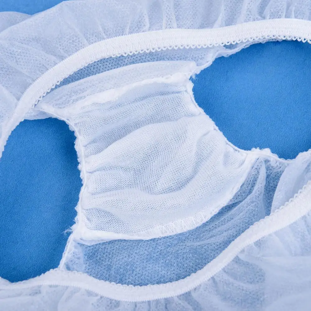 Freego Non Woven Fabric Disposable Panties For Men & Women Business Travel Wash-free Underwear Spa Briefs 300pcs JJ-016