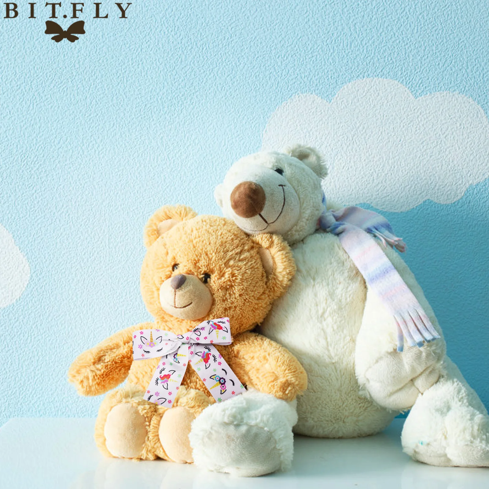 Корсажная лента с принтом единорога 7 5 см x 1 ярд|Украшения своими руками для