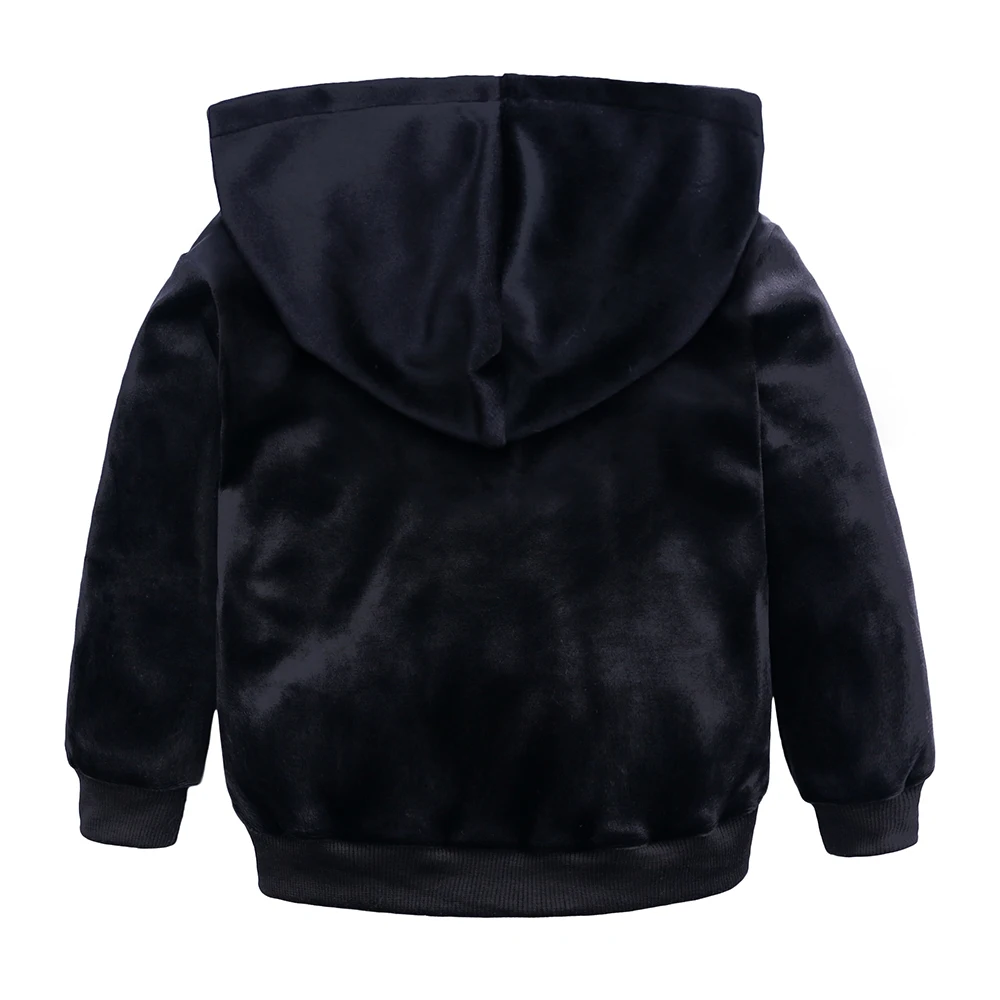 Бархатные спортивные костюмы для активных детей маленьких мальчиков толстовки с