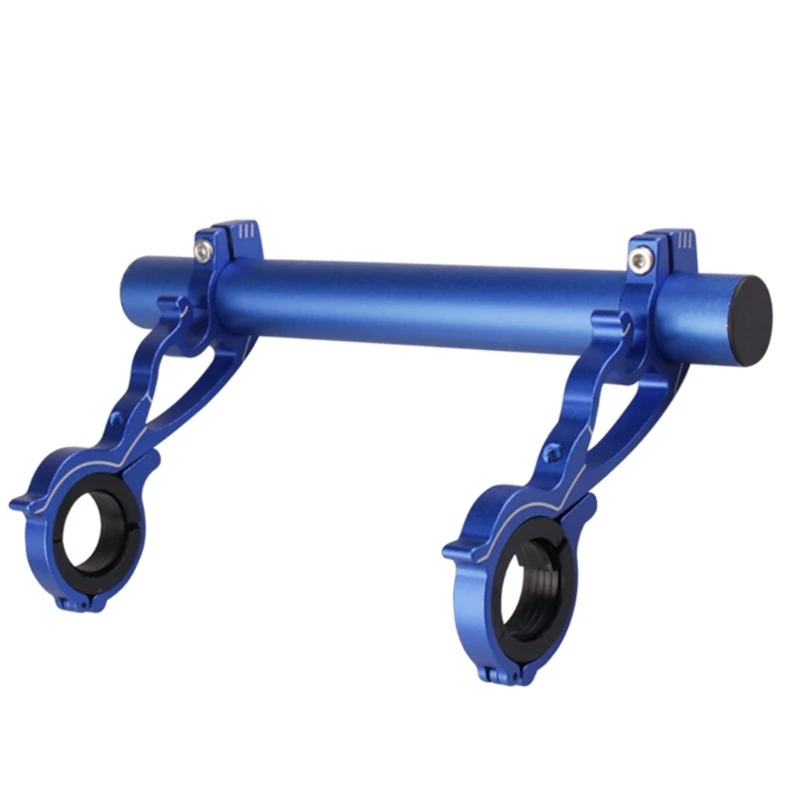 

Bike Handlebar Extender Double Handlebar Extension Carbon Fiber Mount Holder with Aluminum Alloy Bracket Space Saver