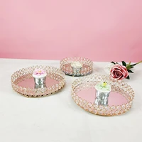 cake stand crystal storage baskets box simplicity style home organizer for jewelry necklace dessert plate tray decorative