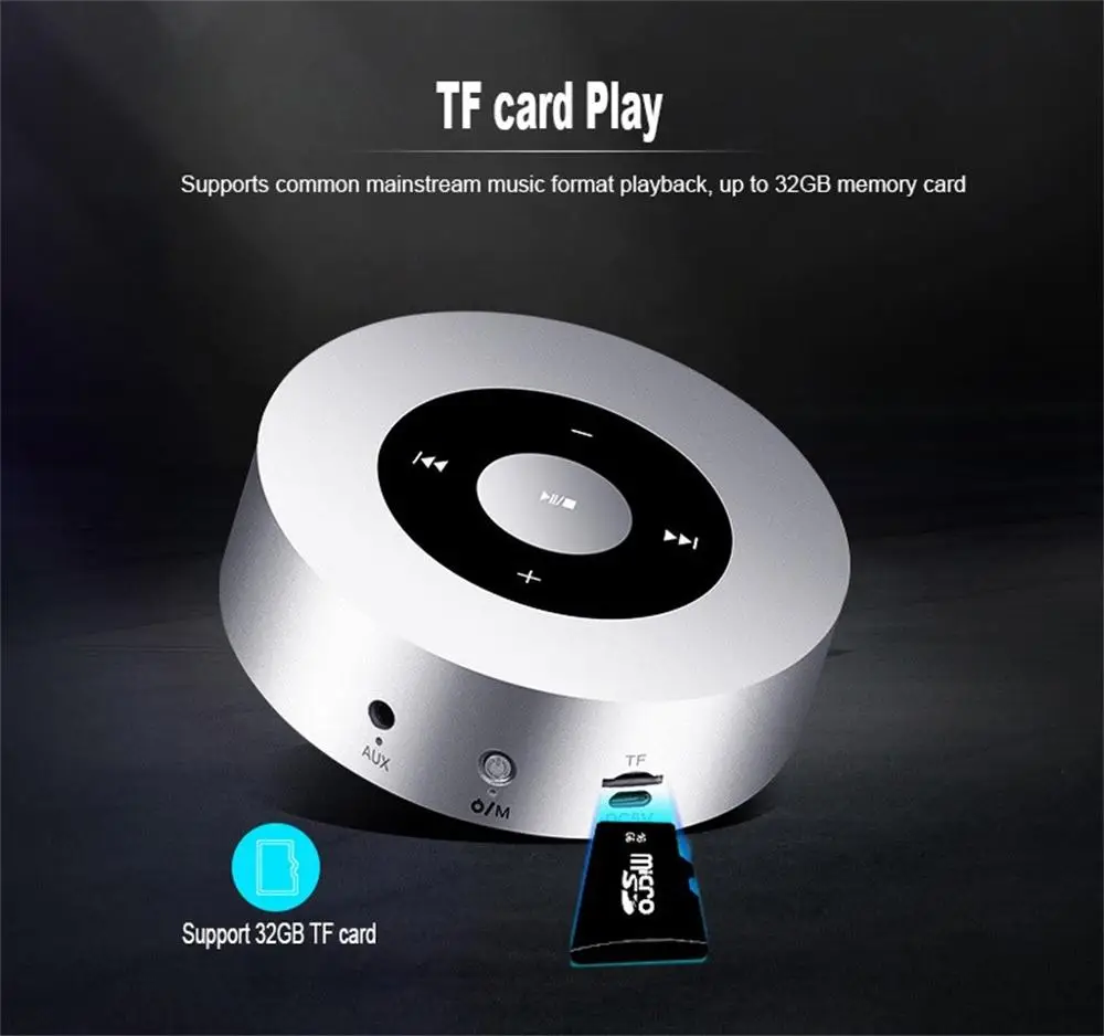 Светодиодный BT динамик с сенсорным экраном Портативный беспроводной Bluetooth HD