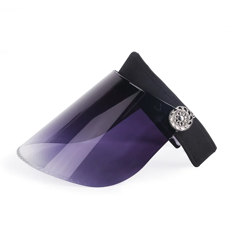 

Sun Shield Visor Hat Wide Brim Outdoor Sport Womens Summer Unisex Caps Sun Visors for Woman Men Face Protective Anti-UV Droplet