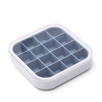 16 holes silicone ice cube maker trays with lids for freezer icecream cold drinks whiskey cocktails kitchen tools accessories