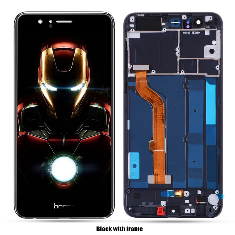 Для Huawei Honor 8 ЖК-дисплей сенсорный дигитайзер в сборе для 5 2 дюйма FRD-L19 L09 с рамкой