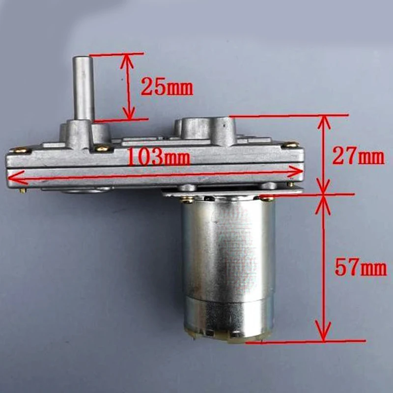 DC Шестерни двигатель генератор 24 вольтового источника электропитания