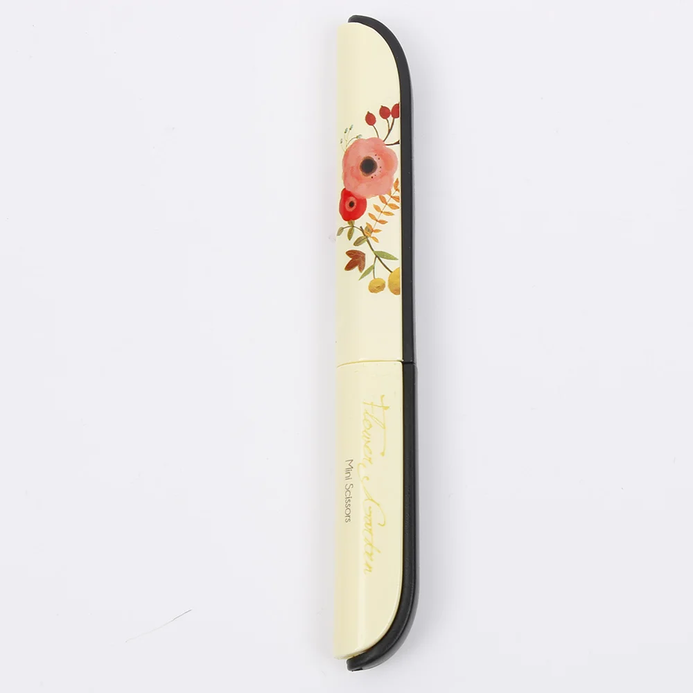 

Student Children Safety Portable Folding Type Scrapbooking Scissors Office Cutting Supplies Chinese Style Flower For Kids Gift