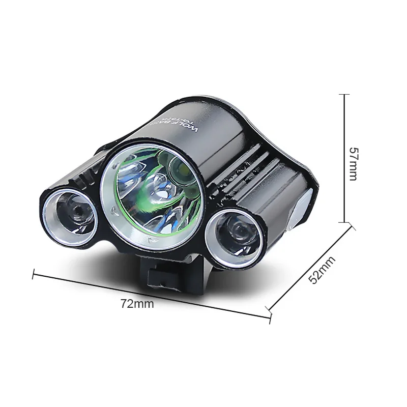 

Bike Lights Bicycle Headlights Rechargeable Mountain Bike Night Riding Highlighted Lighting Bicycle Light Luces Bicicleta