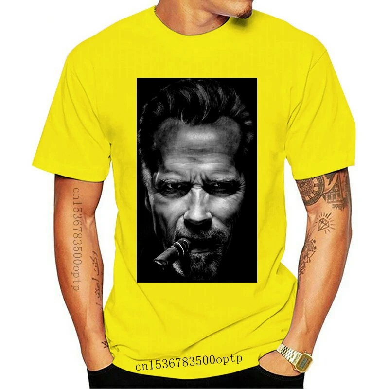 

New Arnold Schwarzenegger T Shirt Arnold Schwarzenegger T-Shirt Classic 100 Cotton Tee Shirt Printed Male Short-Sleeve Cute Tshi