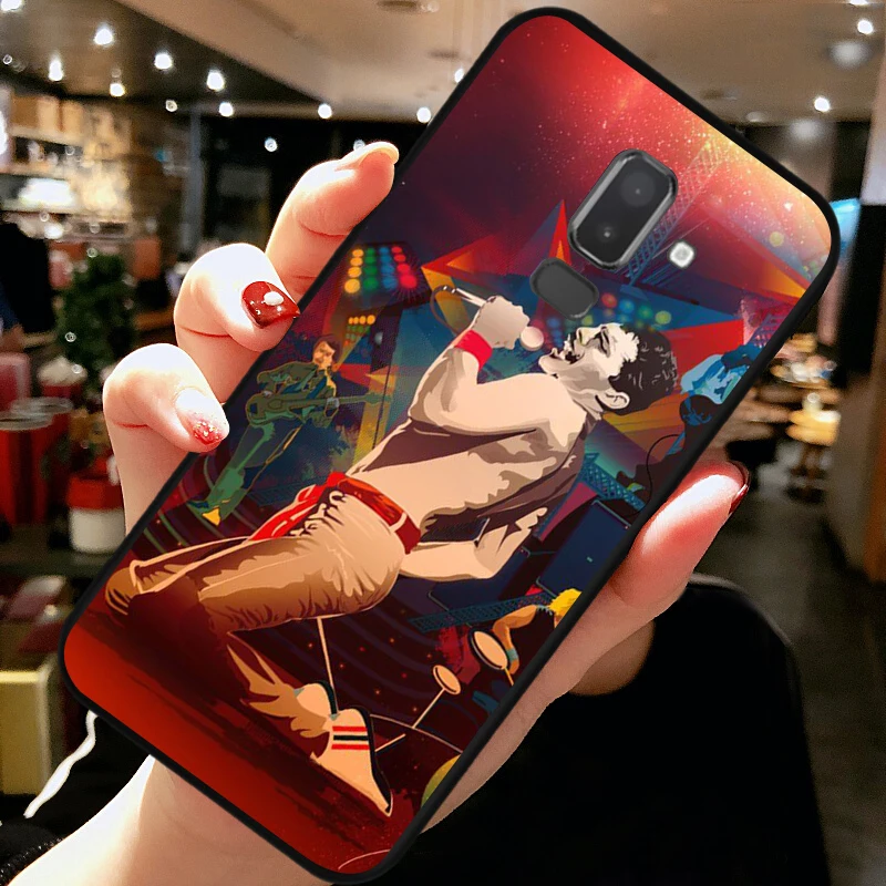 Мягкий чехол queen Freddie Mercury для samsung Galaxy J8 J7 Duo J6 J4 Plus Prime 2018 TPU силиконовый |