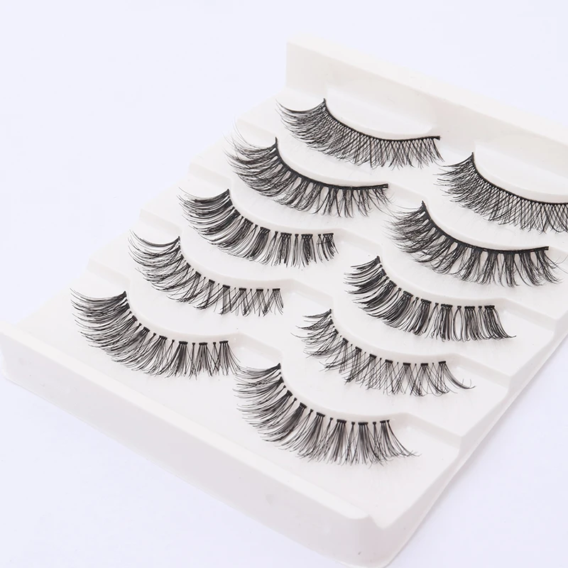 25 пар 3D Искусственные норковые Накладные ресницы ручной работы роскошный