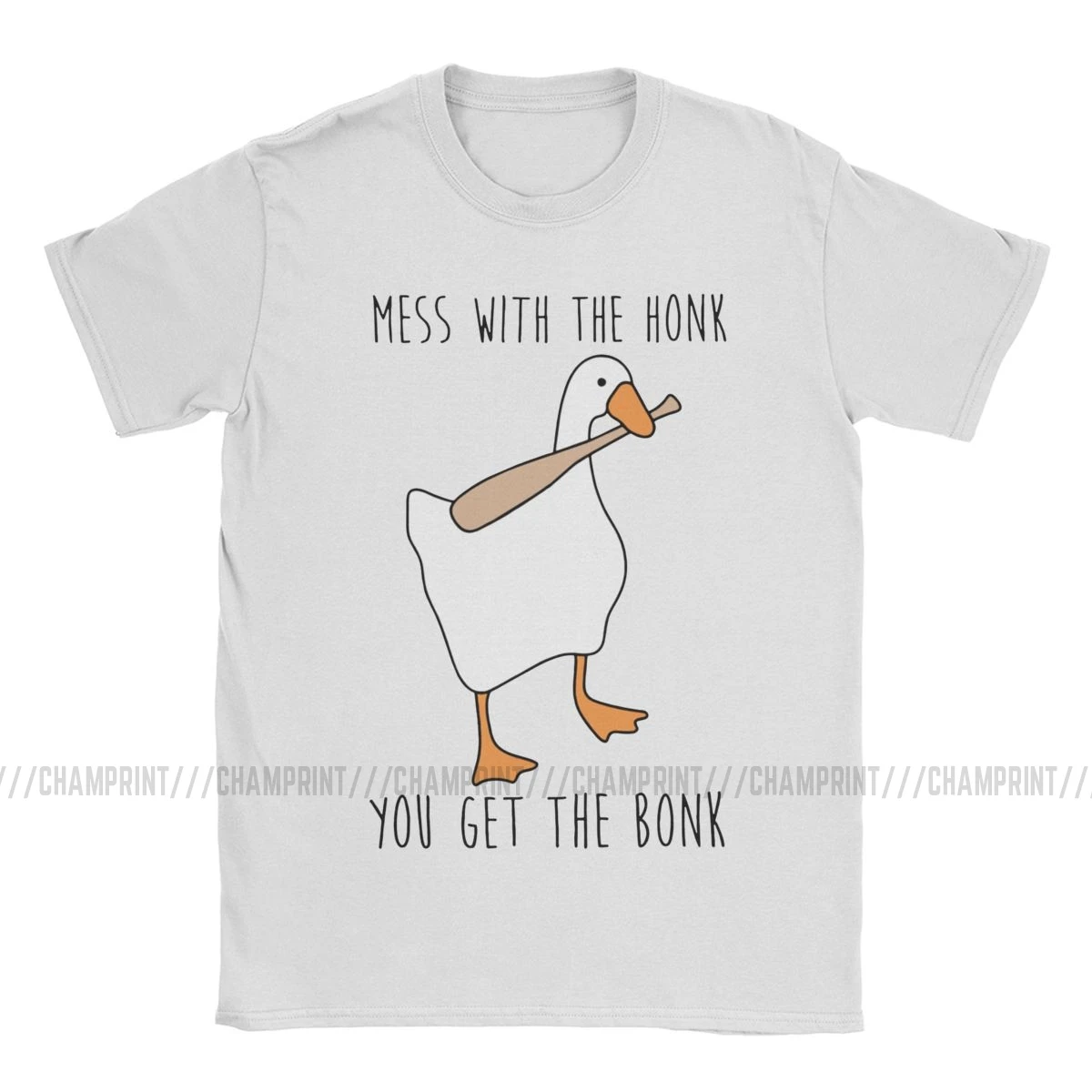 Мужские футболки без названия с принтом гусиной игры Honk Meme модные из чистого