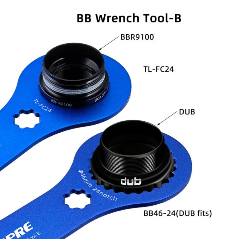

BB Bottom Brackets Wrench Integrated Crankset Removal Installation Tool Spanner