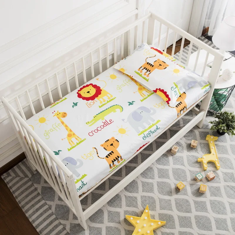 Простыня для детской кроватки из чистого хлопка простыня мягкая 100*56/120*60/130*70