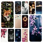 Чехол для Samsung Galaxy J7 Prime, силиконовый чехол для телефона с цветочным принтом для Samsung J7 Prime G610F J7Prime 2 Galaxy on7 2016, чехлы