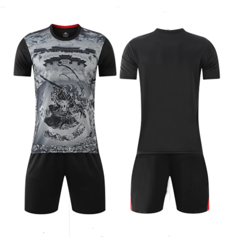 Комплект футбольной одежды для детей и взрослых униформа мужчин тренировочный