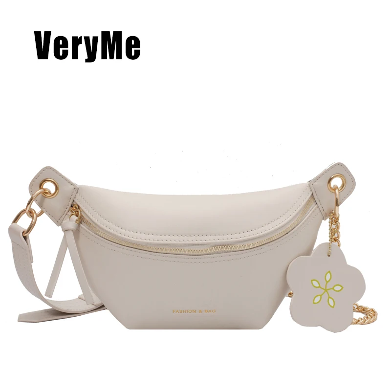 

VeryMe New Ladies Waist Sac Luxury Handbags 2021 Women's Bags Designer Chest Pack High Quality Shoulder Crossbody Female Purses